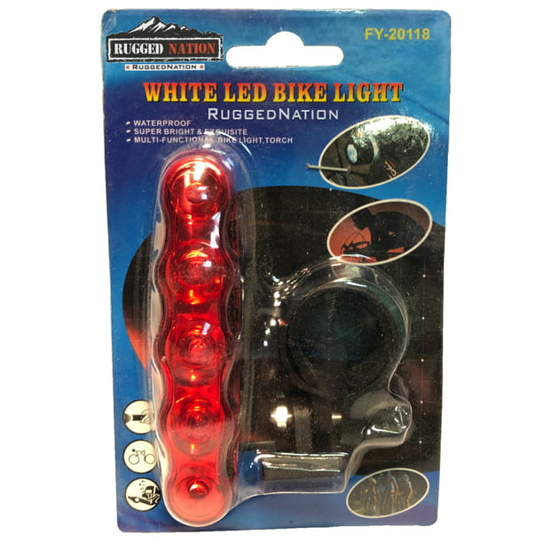 2 Plastic LED Super Bright Bicycle Flashing Red Tail Light Bike Safety Light Hot
